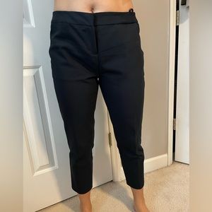 Navy Amanda & Chelsea stretch straight leg 3/4 length